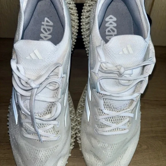 Adidas Men's White 4D Sneakers - Picture 5 of 10